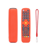 Housse de protection décorative pour télécommande de téléviseur domestique, compatible avec les boîtiers V7 V9, en silicone, avec cordon