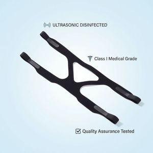 Sangle de fixation pour <span class=keywords><strong>masque</strong></span> CPAP certifiée CE, respirante, réglable, universelle, compatible avec <span class=keywords><strong>ResMed</strong></span> BMC Respironics, <span class=keywords><strong>apnée</strong></span> <span class=keywords><strong>du</strong></span> <span class=keywords><strong>sommeil</strong></span> - Product Image 1
