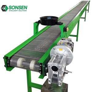 Endüstriyel gıda soğutma ve bisküvi için özel paslanmaz çelik hava soğutmalı soğutma konveyörü - Product Image 1