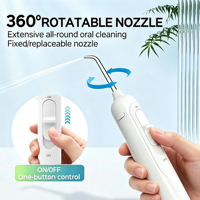 Hydropulseur de comptoir domestique 900 ml, grand réservoir, lumière UV, batterie 2500 mAh, étanche IPX5, fonction mémoire 2 min