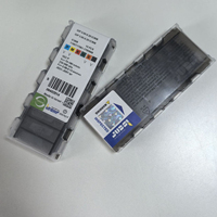 ISCAR Original GIP 3.00-0.20 IC908 Inserto de Carburo de Tungsteno HRC con Recubrimiento CVD/PVD para Soporte de Herramienta de Torno CNC para Ranurado, 1 Año de Garantía