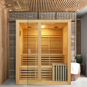 Sauna ruimte 1 2 3 4 6 8 10 personen één twee drie vier zes acht tien binnen stoom traditionele sauna - Product Image 4