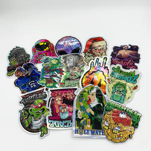 Em estoque atacado Holográfico Die Cut 1 g Forma Especial Resealable Zipper Smell Proof Mylar Bag 3.5g - Product Image 1