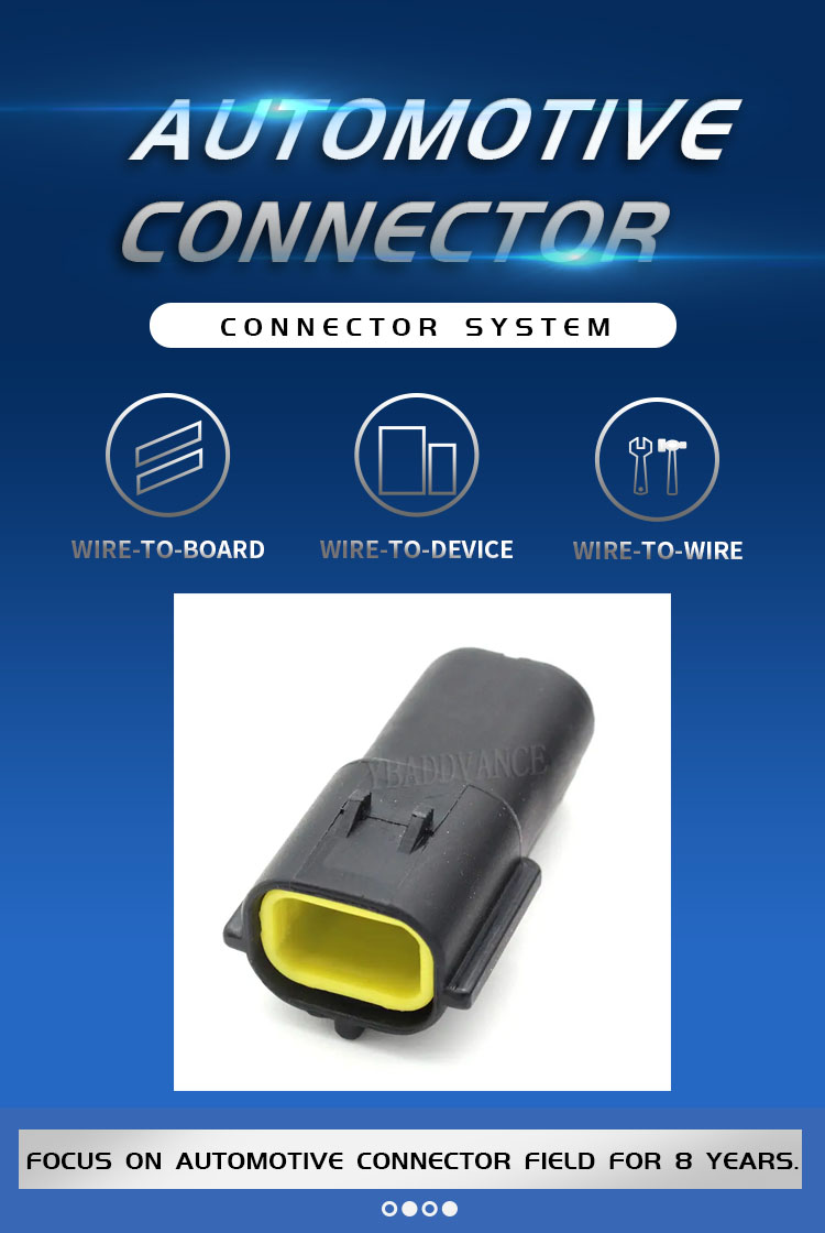 174354-2 2 Pin Male Econoseal J Mark-Ii Series Amp Te Connectivity