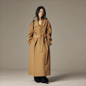 <span class=keywords><strong>Manteau</strong></span> en <span class=keywords><strong>laine</strong></span> Double face en <span class=keywords><strong>laine</strong></span> <span class=keywords><strong>100</strong></span>% pour femmes hiver chaussure de chute Simple et ample ultra longue sur le genou <span class=keywords><strong>manteau</strong></span> en <span class=keywords><strong>laine</strong></span> - Product Image 3