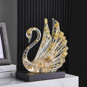 Adorno <span class=keywords><strong>de</strong></span> mesa <span class=keywords><strong>de</strong></span> cisne <span class=keywords><strong>de</strong></span> arte abstracto, sala <span class=keywords><strong>de</strong></span> estar, dormitorio, decoración <span class=keywords><strong>de</strong></span> gabinete <span class=keywords><strong>de</strong></span> TV, boda <span class=keywords><strong>de</strong></span> pareja, compromiso y inauguración <span class=keywords><strong>de</strong></span> la casa - Product Image 3