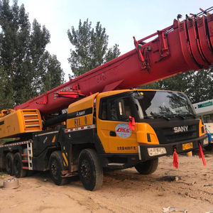 Sany famous Truck QY90K truck <b>crane</b> 90 ton <b>crane</b> with hydraulic for construction - Product Image 1