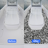 Revêtement de sol en mousse EVA camouflage KT GuoMei 94 x 47 po, antidérapant, auto-adhésif, pour pontons marins