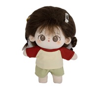 Vêtements de poupée de la série Cotton Fantasy 10cm 15cm 20cm, vêtements pour bébés, T-shirt à manches raglan contrastées, chemise de base