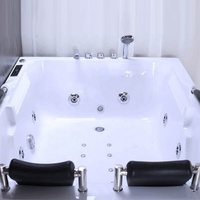 Bak Mandi Whirlpool SPA Jakuzzi Baru, Model Berdiri Sendiri untuk Hotel, Dua Orang Dewasa, Penggunaan di Rumah, Pijat Surfing, Bantal Ganda, Bak Mandi untuk Berendam