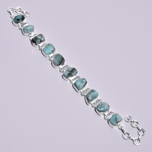 925 Sterling <b>Silver</b> Women Fashion Gemstone <b>Bracelet</b>, Natural Aquamarine Gemstone 925 Sterling <b>Silver</b> <b>Bracelet</b>, 925 Fine Jewelry - Product Image 5