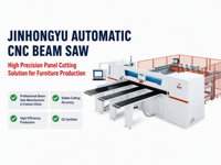 Sierra de Panel Electrónica CNC Totalmente Automática CMJ380, Máquina de Corte para Trabajar la Madera