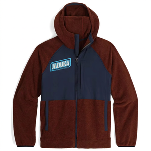 LOW MOQ SKI <b>Winter</b> Snowboard Ski Warm Thick Slick Quarter-zip Pockets Patchwork Men Heavy sherpa Fleece Hoodie 2026 - Product Image 1