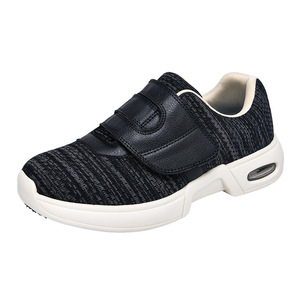 Chaussures de marche orthopédiques en cuir véritable souple avec semelle anti-fatigue, semelle antidérapante, design résistant à l'usure pour hommes - Product Image 3