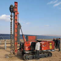 KY 2024 Foreuse photovoltaïque sur chenilles diesel Yuchai 85kW pour pieux solaires, profondeur 20m, diamètre 400mm