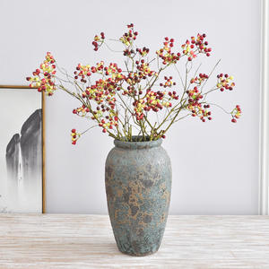 Rama de Bayas Artificiales de Espuma Verde, Azul y Naranja B1225 para Decoración de Bodas, Hogar y Navidad, Planta Floral Decorativa - Product Image 3