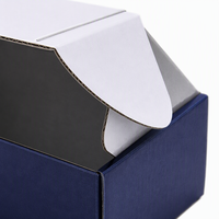 Boîte d'expédition en carton ondulé recyclable, personnalisée et imprimée, pour l'emballage de vêtements, de chaussures et de produits par abonnement, vente en gros
