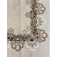 Nappe de table en dentelle de tissu européen d'usine nappe de table basse rectangulaire en gros