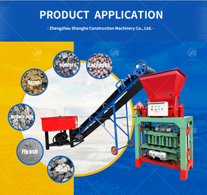 Phổ biến động cơ diesel Máy làm gạch bê tông rỗng khối máy di động trứng đặt khối gạch máy - Product Image 5