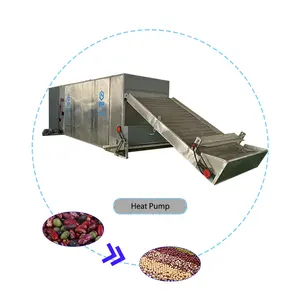 Baixin Large Continuous Bean Dryer Pea And Bean Dehydrator Energy Saving Dryer