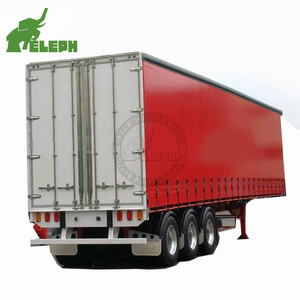 Semirimorchio a 3 Assi con Tenda Laterale Tipo Box per Trasporto Merci a <span class=keywords><strong>Prezzo</strong></span> di Fabbrica - Product Image 4