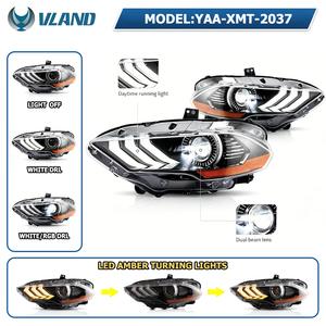 ชุดไฟหน้า VLAND รุ่น S650 แบบ LED สำหรับรถฟอร์ด มัสแตง GT Ecoboost S550 <span class=keywords><strong>ปี</strong></span> 2018 2019 2020 2021 2022 2023 - Product Image 4