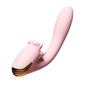 Vibrador con Lengua para Estimulación del Punto G y Clítoris, con 9 Modos de Vibración y Lamido, Juguetes Sexuales para Adultos, Juguetes Sexuales Anales y para Pezones - Product Image 1