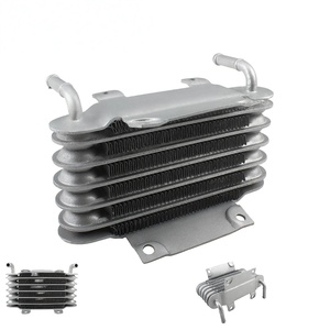 Universal Racing Motorcycle 6-Layer <b>Cooler</b> Silver Aluminum Alloy <b>Small</b> Fuel <b>Cooler</b> Modification Oil <b>Cooler</b> Accessories - Product Image 4