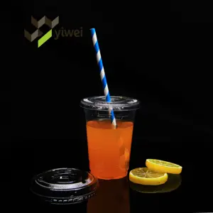 Price good manufacturers wholesale disposable PP PET RPET thermoforming clear plastic water cups 7 8 9 10 oz plastic glass