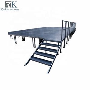 Estructura de Escenario Modular Portátil de Aluminio para Eventos al Aire Libre de 4x8 pies, de Instalación Rápida - Product Image 1