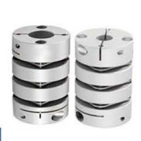 Accouplement de disque flexible haute précision, accouplement d'arbre à rigidité torsionnelle élevée, personnalisable OEM pour routeur CNC et servomoteur