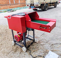 Machine électrique de traitement des aliments pour animaux, coupeuse de paille et de fourrage, vente chaude, pour foin, maïs, ensilage et herbe agricole