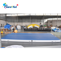 Tapis de gymnastique gonflable carré de qualité commerciale pour la danse