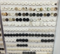 Suministro de fábrica Importaciones japonesas Botón de concha de Akoya Botón de concha blanca antigua elegante Botones naturales redondos