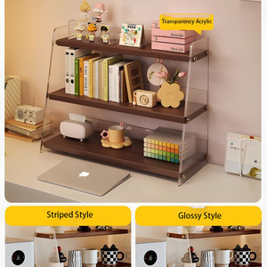 Soporte de Madera de 3 Niveles para <span class=keywords><strong>Tazas</strong></span>, Organizador de <span class=keywords><strong>Tazas</strong></span> de Madera para Encimera de Cocina, Decoración Floral para <span class=keywords><strong>Tazas</strong></span> de Café - Product Image 4