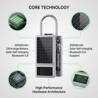 Rastreador GPS GLONASS con Bloqueo Satelital, Resistente al Agua, Compatible con Aplicación Android y PC, 1 Año de Soporte para Monitoreo de Contenedores y Seguridad de Carga