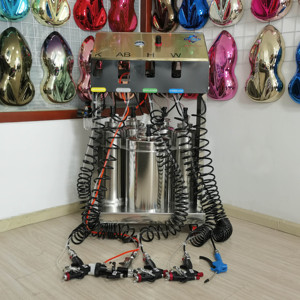 Sino Gooki, nueva máquina hidráulica de revestimiento de cromo, cabinas de pulverización cromadas para pintar tuberías, equipo de hidrocromo semiautomático 1 - Product Image 1
