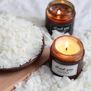 464 Đậu Nành Sáp Nhà Máy Bán Buôn Tự Nhiên Trắng Sáp Đậu Nành Mảnh Tùy Chỉnh Nến Làm Chất Liệu Cho Container Nến - Product Image 5