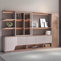 WJG-230X Armoire de classement en bois moderne et simple avec tiroirs démontables sans serrure pour usage commercial et de bureau