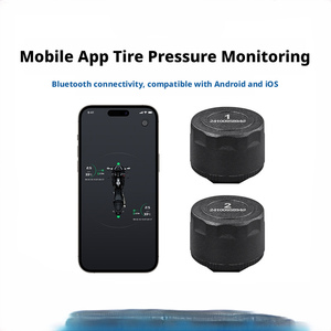 APP per cellulare per moto e auto, monitoraggio pressione pneumatici Bluetooth TPMS per veicoli a 2, 4 e 6 ruote - Product Image 1