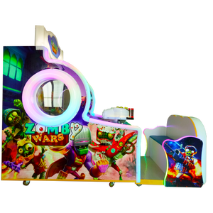 เกมอาเขตวิดีโอแลกตั๋วแบบนั่งเล่น ปืนฉีดน้ำ 2 ผู้เล่น สงครามระบาดของซอมบี้ อุปกรณ์คาเฟ่สำหรับเด็ก สนุกสำหรับครอบครัว - Product Image 4