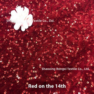 En stock – Tissu maille tricotée respirante et cryptée de 3 mm, 58 couleurs, pour textile de maison, décoration murale de Noël, broderie élastique à sequins pour filles - Product Image 3