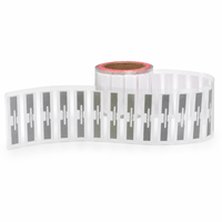 Étiquette RFID UHF personnalisée, mini-étiquette 860-960 MHz ISO18000-6C, autocollant auto-adhésif pour le suivi des stocks
