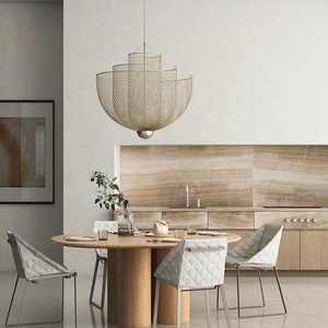 <span class=keywords><strong>Lampadario</strong></span> Circolare <span class=keywords><strong>a</strong></span> Sospensione in Metallo con LED, Stile Nordico Post-Moderno, per Casa, Hotel e Villa - Product Image 3
