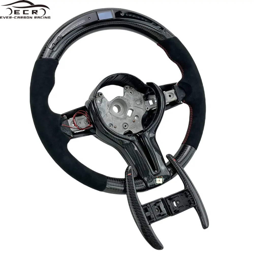 Volante Ever-carbon Racing ECR Sastre personal Deportes de fibra de carbono/para BMW F80 F90 M Volante forjado de rendimiento