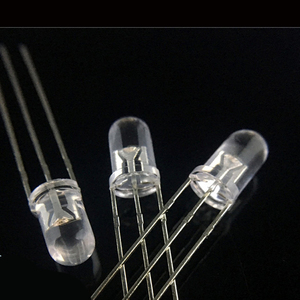 Parlak LED lamba şeffaf Lens ortak anot 3pins 3mm 5mm kırmızı yeşil Bi renk gösterge ışıkları için LED diyot - Product Image 4