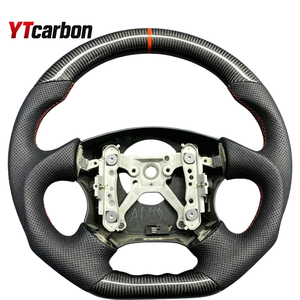 Volante <span class=keywords><strong>deportivo</strong></span> personalizado YTcarbon para interior de coche, completamente en cuero, con pantalla LED de RPM, modificado para Impreza WRX STI 1999-2004 - Product Image 6
