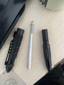 Stylo de tête en acier au tungstène stylo d'opérations spéciales multifonction stylo de signature de survie de fenêtres cassées en plein air - Product Image 5