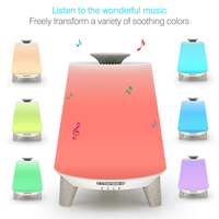 Diffuseur d'huiles essentielles électrique ultrasonique en gros, lumière chaude à 7 couleurs changeantes, aromathérapie sans eau, tactile, pour table d'hôtel