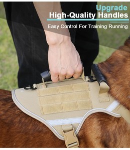 Harnais de sécurité tactique respirant et confortable de taille L, camouflage, durable, pour l'entraînement des chiens de compagnie - Product Image 4